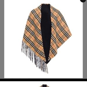 Burberry Cashmere Cape/Poncho